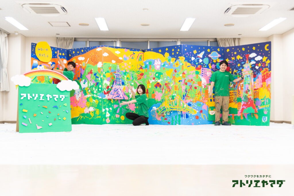 子どもたちの制作風景